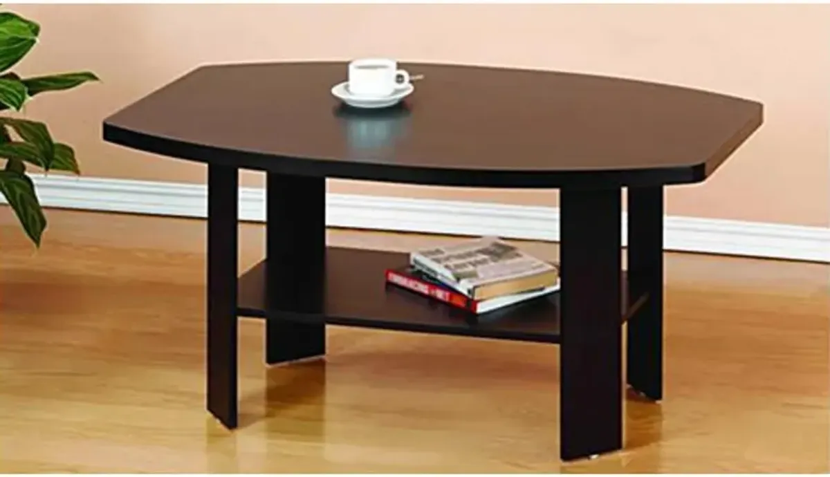 Simple Design Coffee Table, Espresso