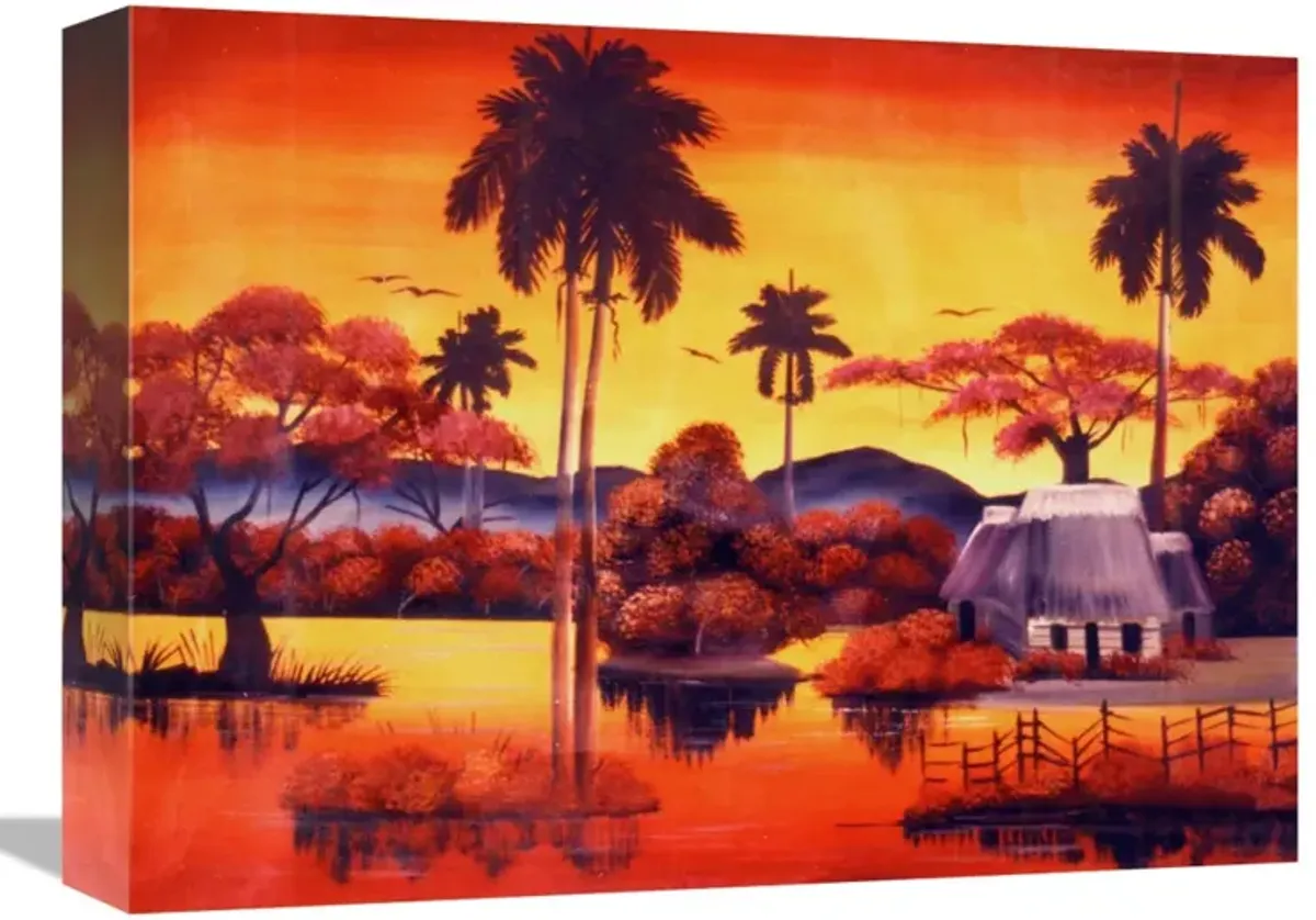 Palms Way-Canvas Art-16x12