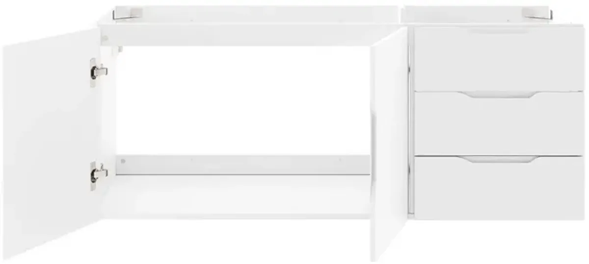 Vitality 48" Double or Single Sink Compatible (Not Included) Bathroom Vanity Cabinet