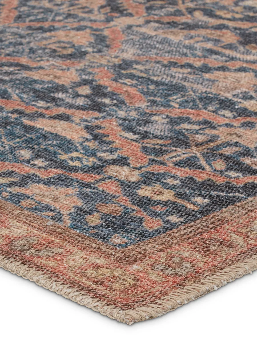 Kindred Meryem Blue 2'6" x 7'6" Runner Rug