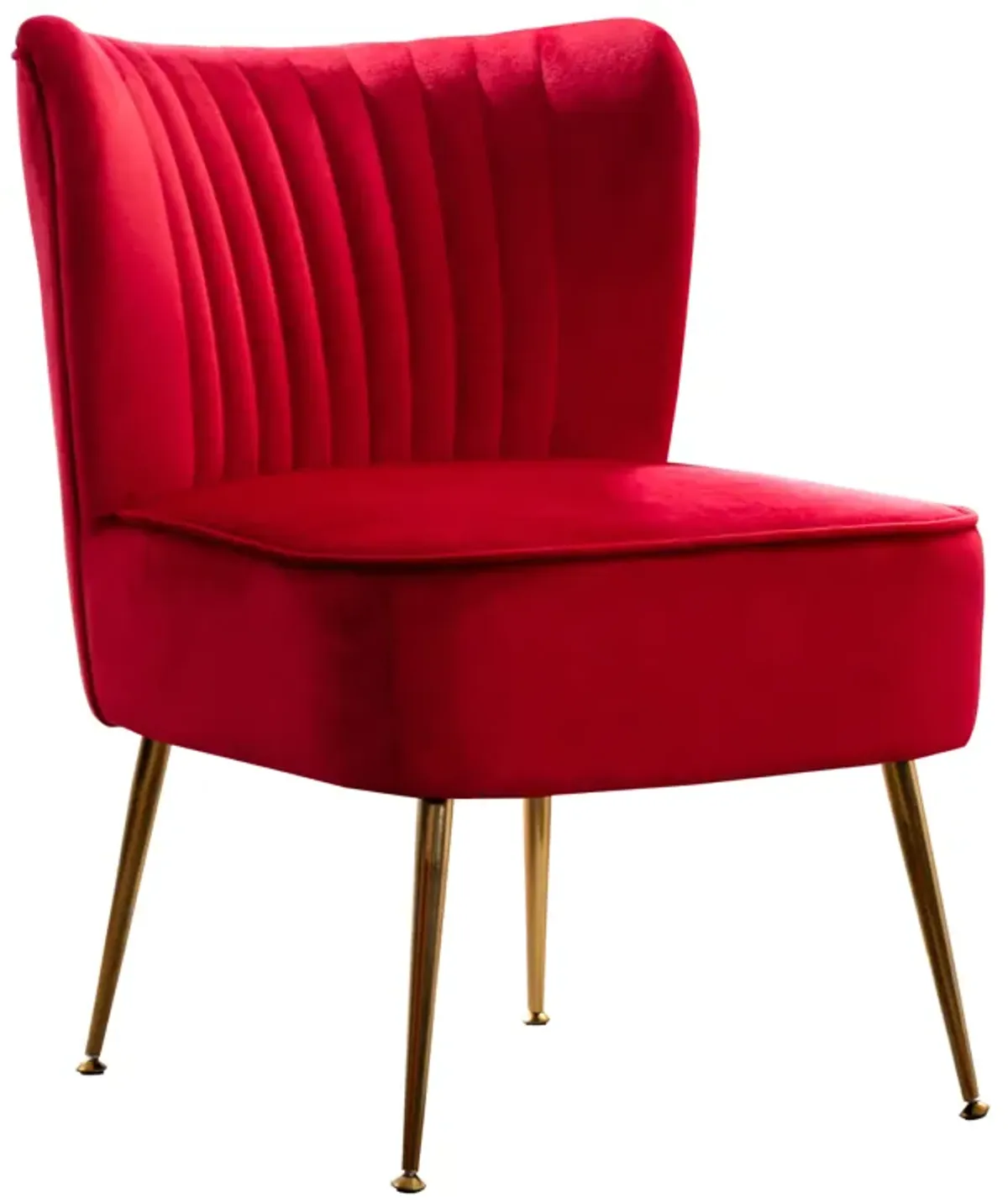 WestinTrends 22" Wide Tufted Velvet Accent Chair