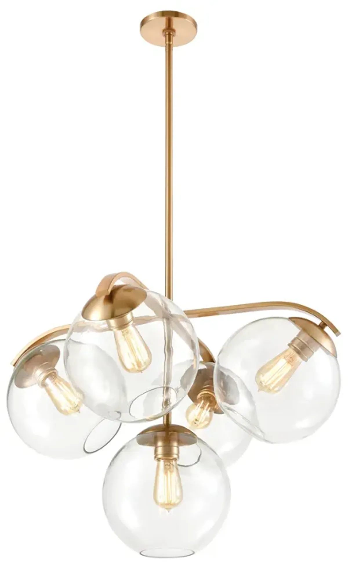 Collective 28'' Wide 5-Light Chandelier