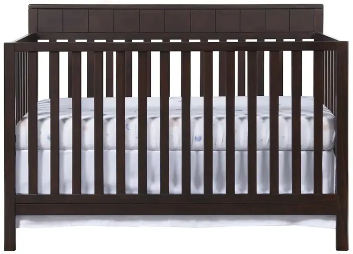 Oxford Baby Logan 4 In 1 Convertible Crib Espresso