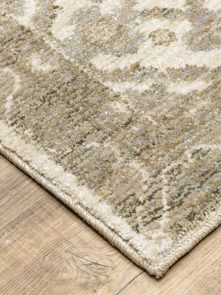 Andorra 2'6" x 12' Beige Rug