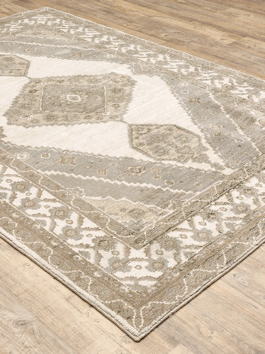 Andorra 2'6" x 12' Beige Rug