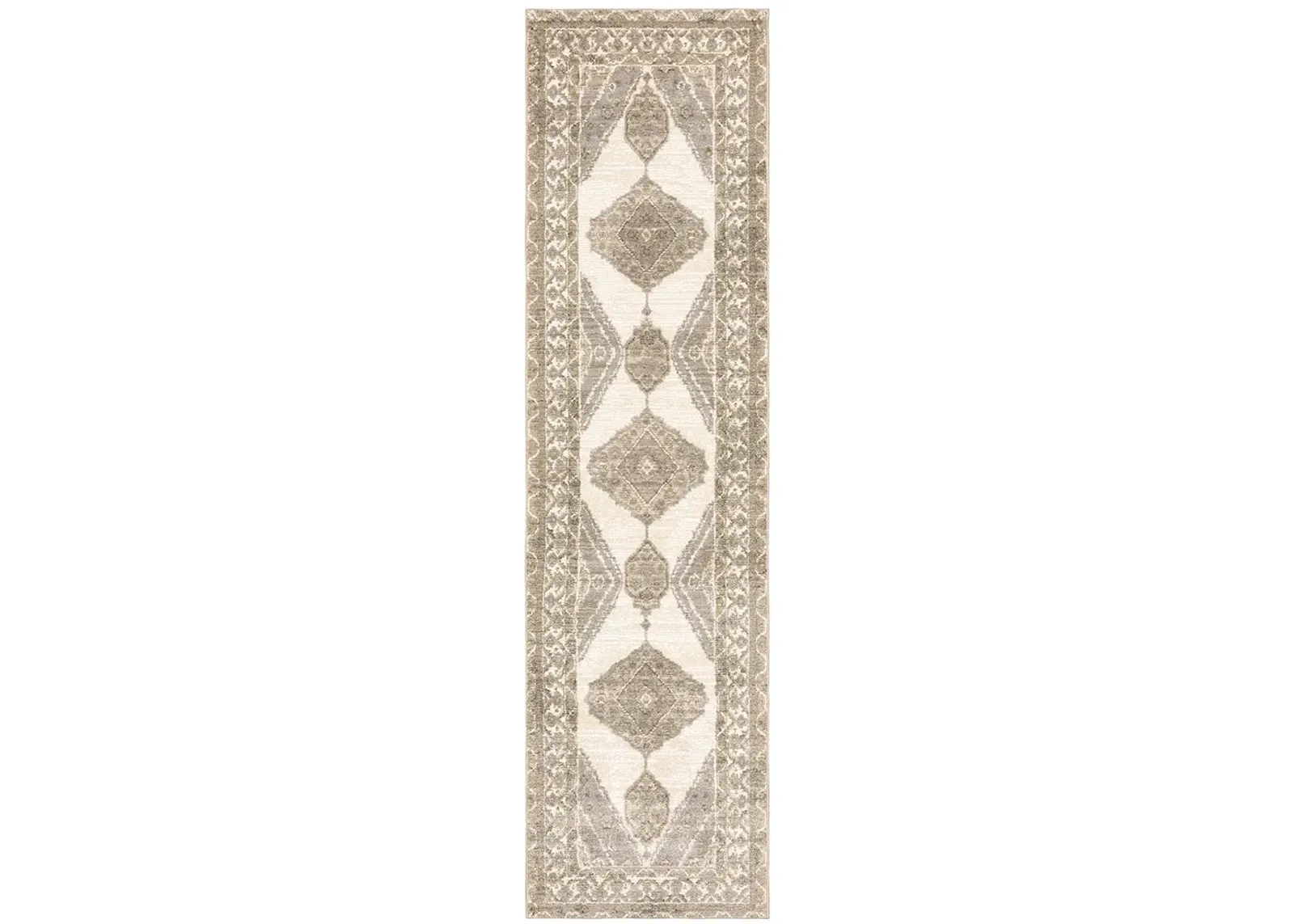 Andorra 2'6" x 12' Beige Rug