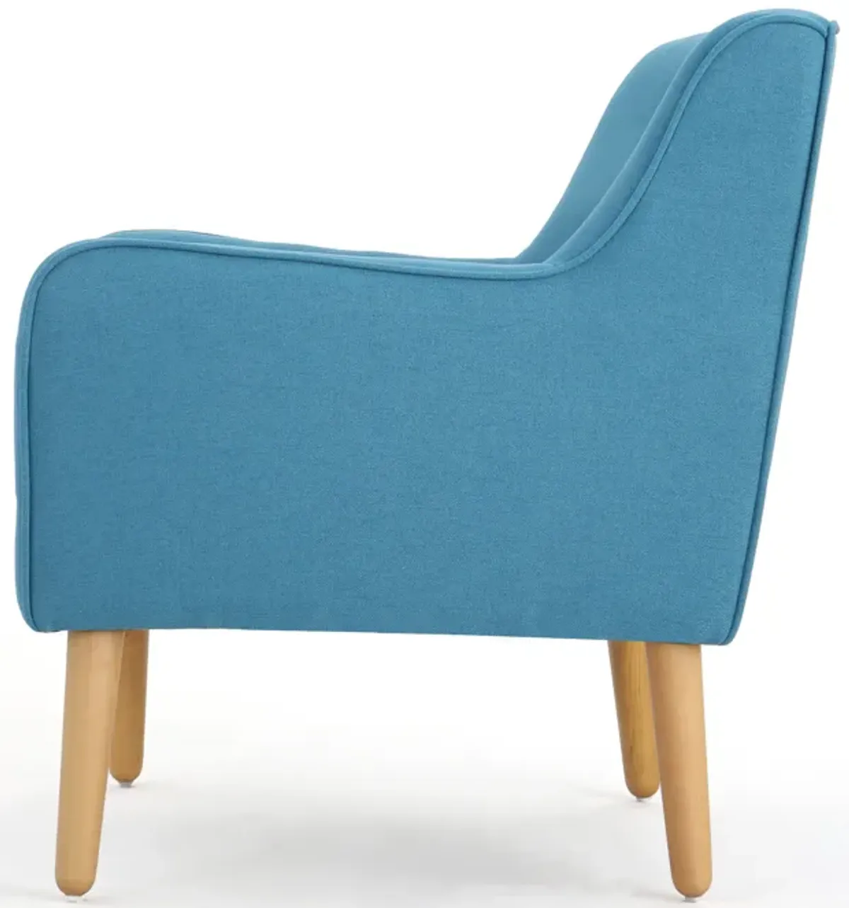 Merax Mid Century Button-Tufted Upholstered Arm Chair