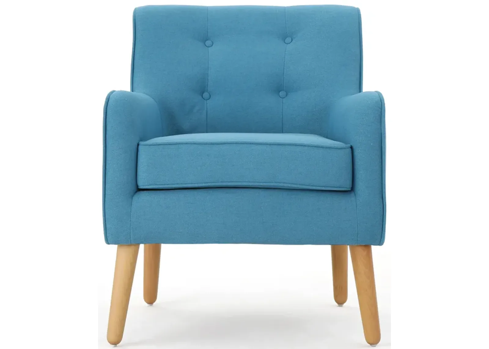 Merax Mid Century Button-Tufted Upholstered Arm Chair