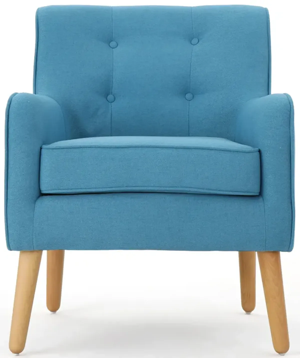 Merax Mid Century Button-Tufted Upholstered Arm Chair