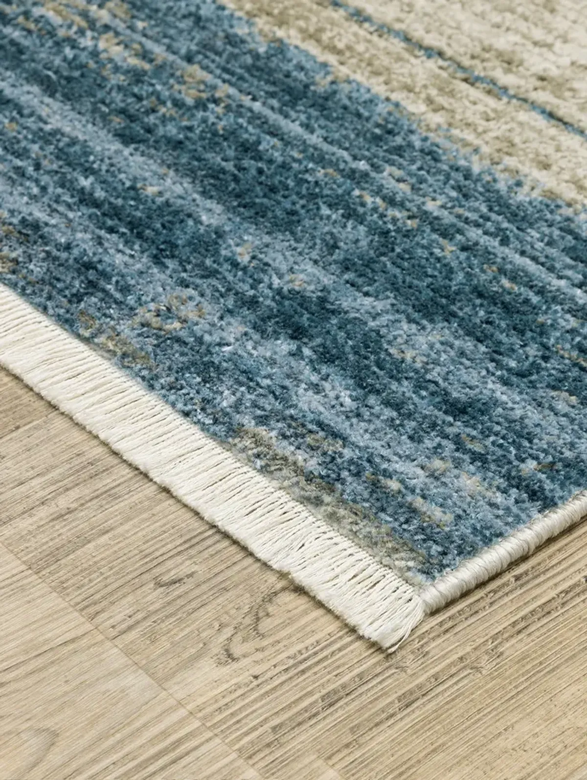 Bauer 3'10" x 5'5" Blue Rug