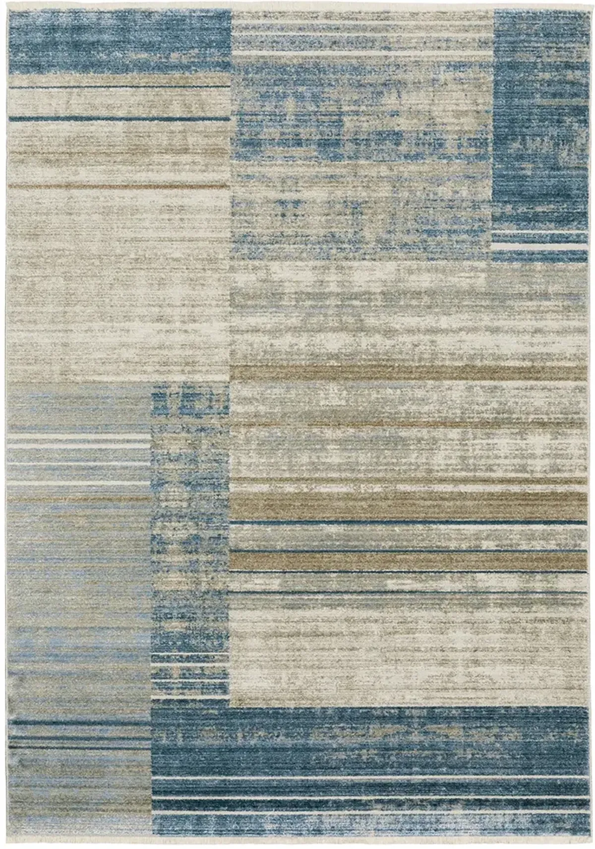 Bauer 3'10" x 5'5" Blue Rug