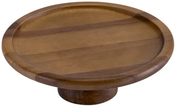 Cake Stand - small - Natural Acacia Base