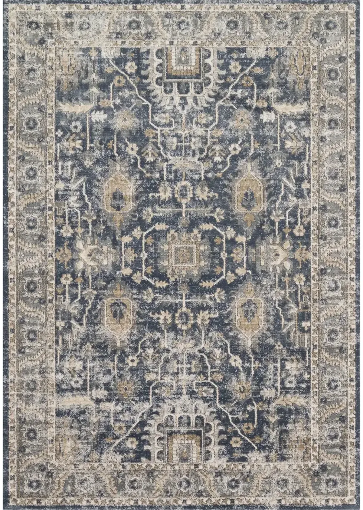 Teagan TEA03 Denim/Pebble 6'7" x 9'2" Rug