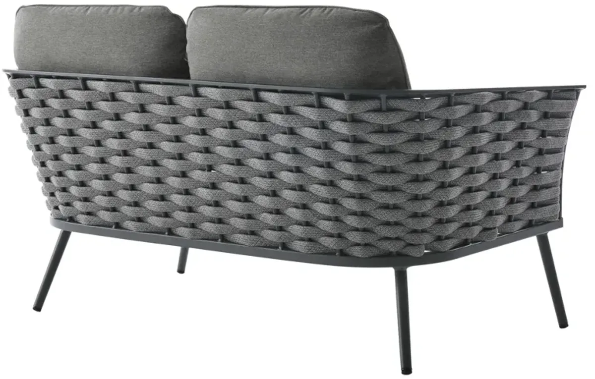 Modway - Stance Outdoor Patio Aluminum Loveseat