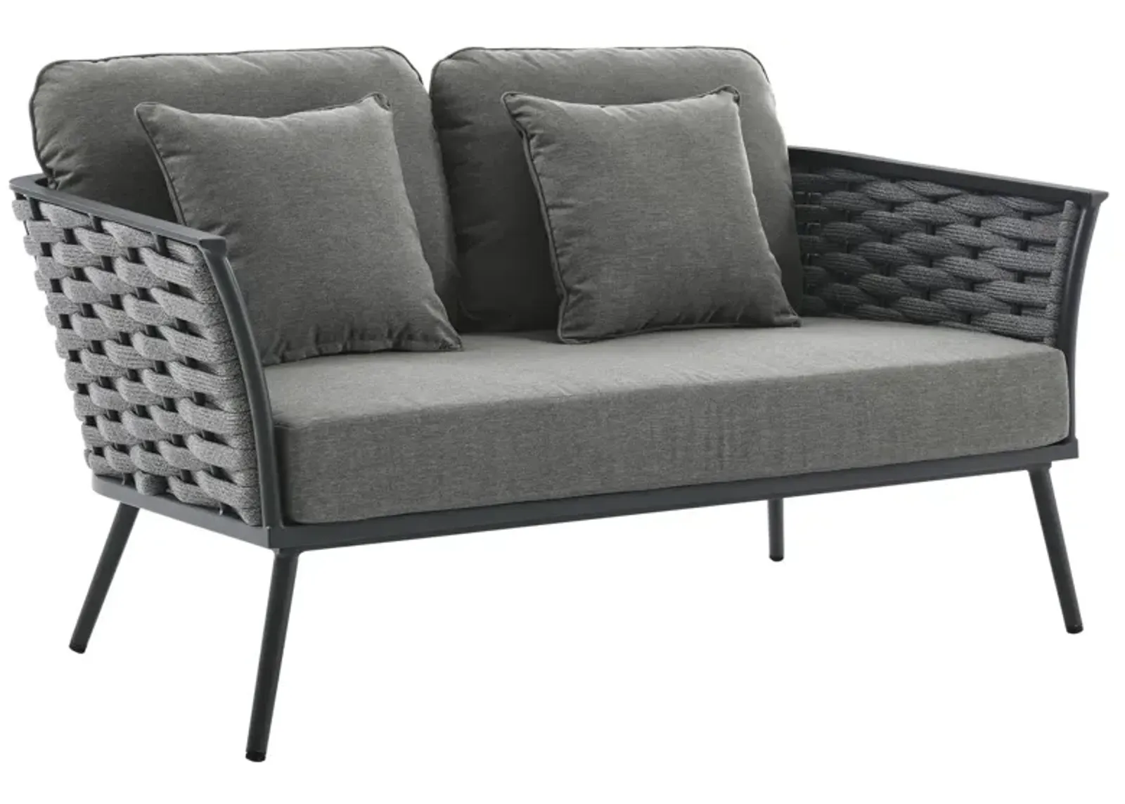 Modway - Stance Outdoor Patio Aluminum Loveseat