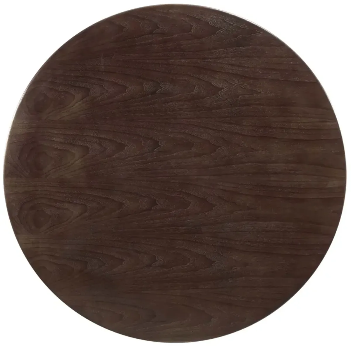 Modway - Tupelo 47" Dining Table Gold Cherry Walnut