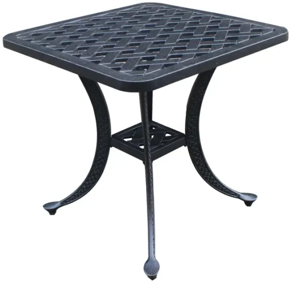 Dark Lava Bronze End Table