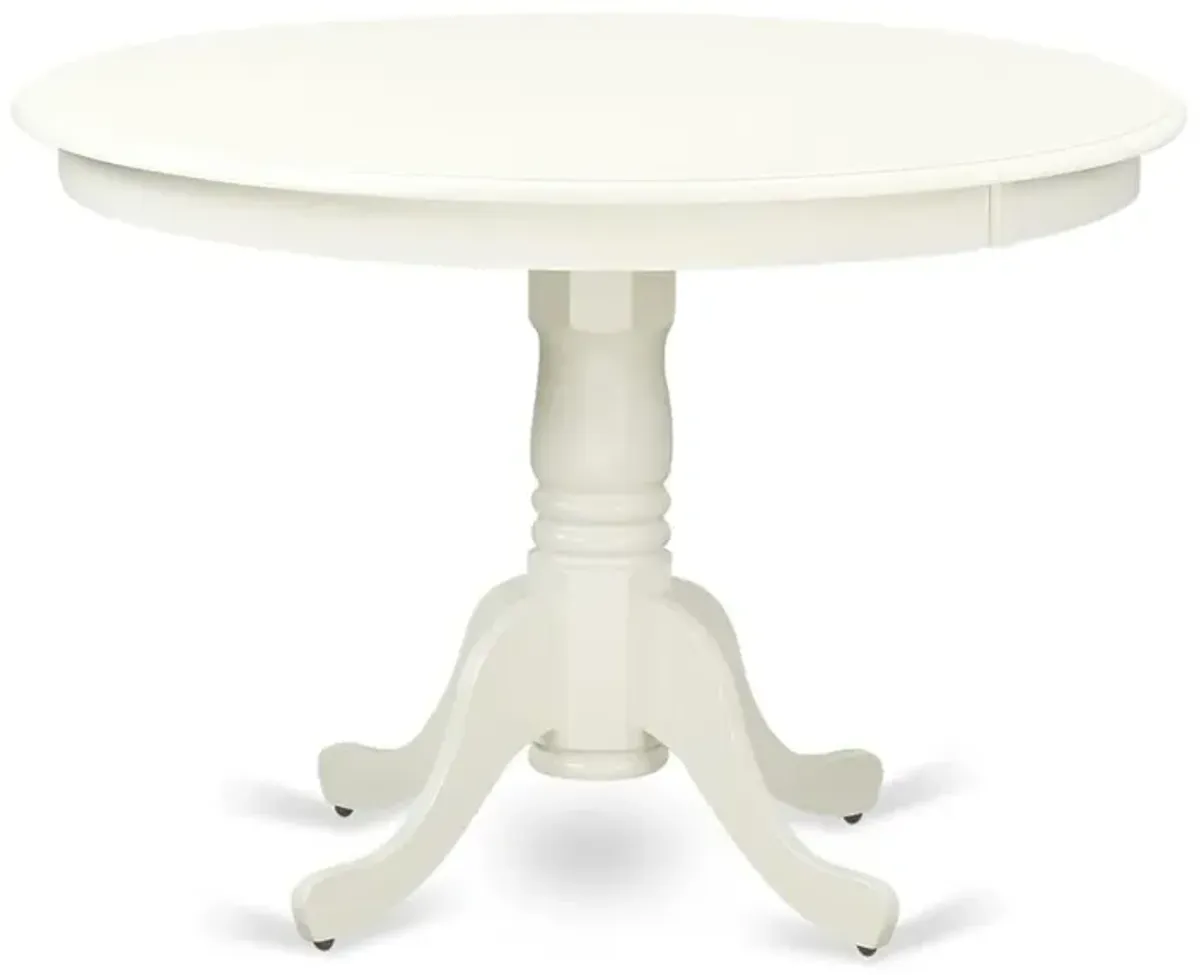 Hartland Table 42" diameter Round Table -Linen White Finish