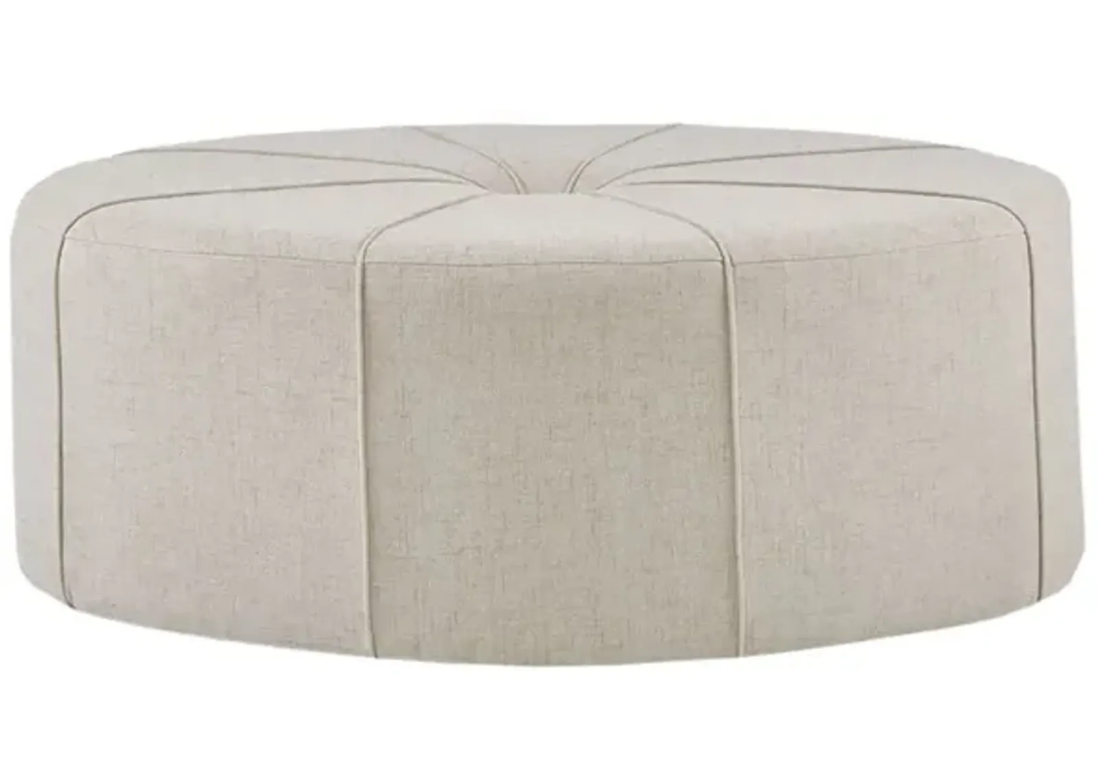 Gracie Mills Karley Thick Welted Oval Ottoman