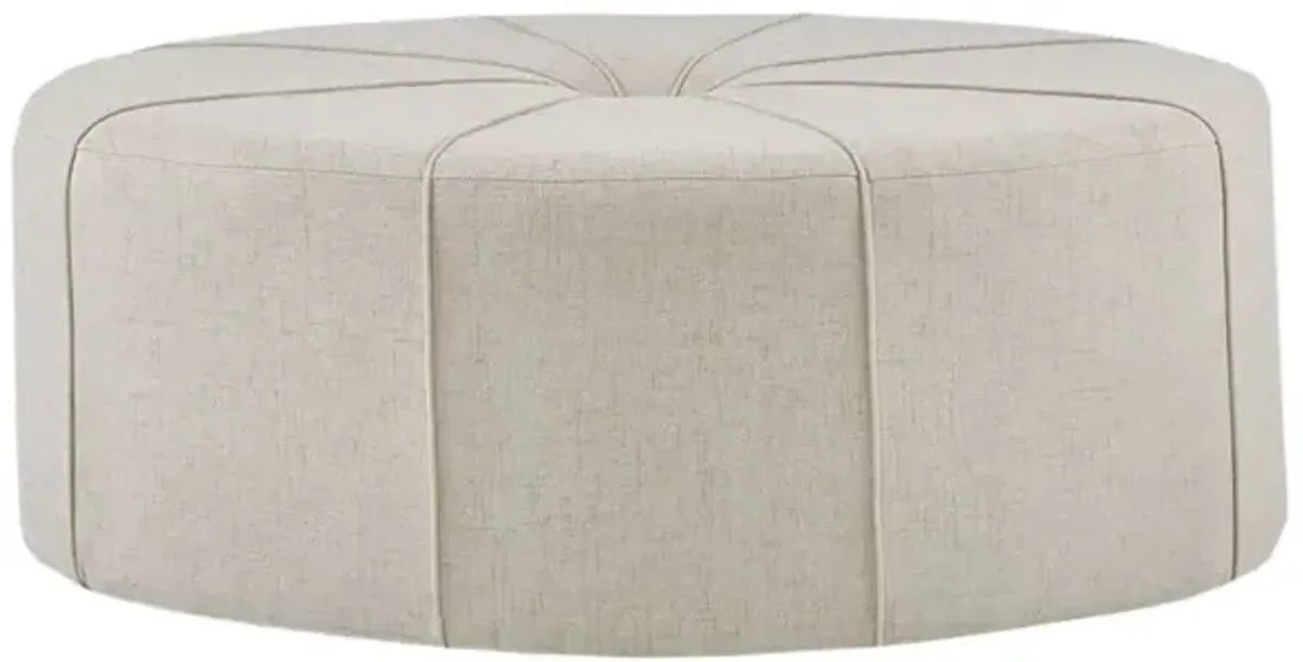 Gracie Mills Karley Thick Welted Oval Ottoman