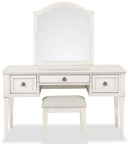 Robbinsdale Mirrored Vanity with Bench