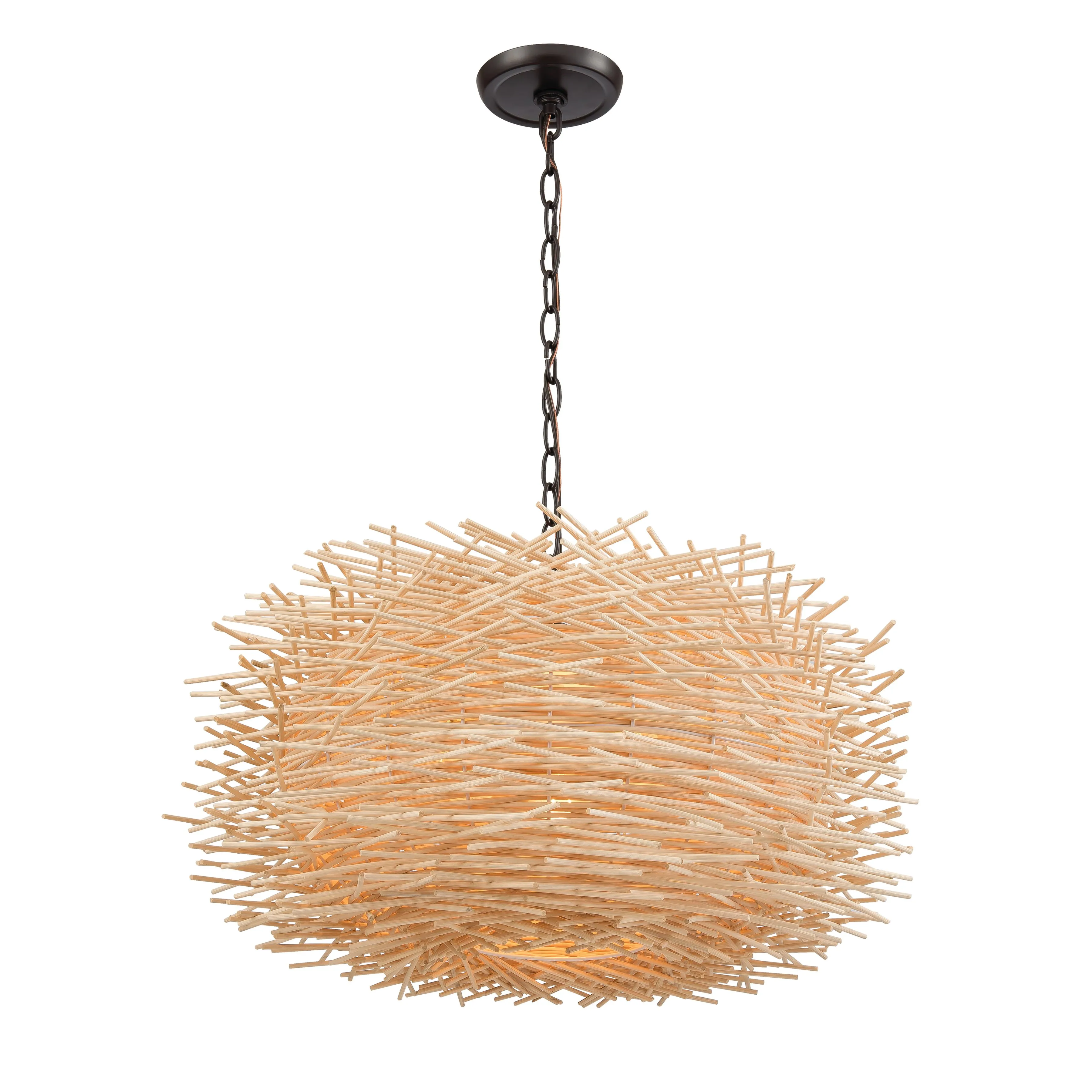 Bamboo Nest Chandelier