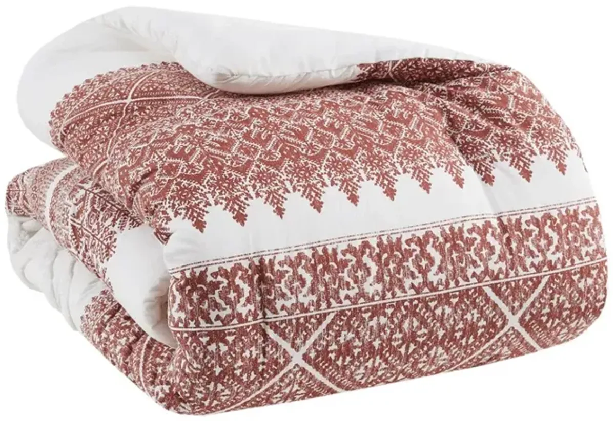 Gracie Mills Robbins 3-Piece Cotton Comforter Set with Chenille Tufting