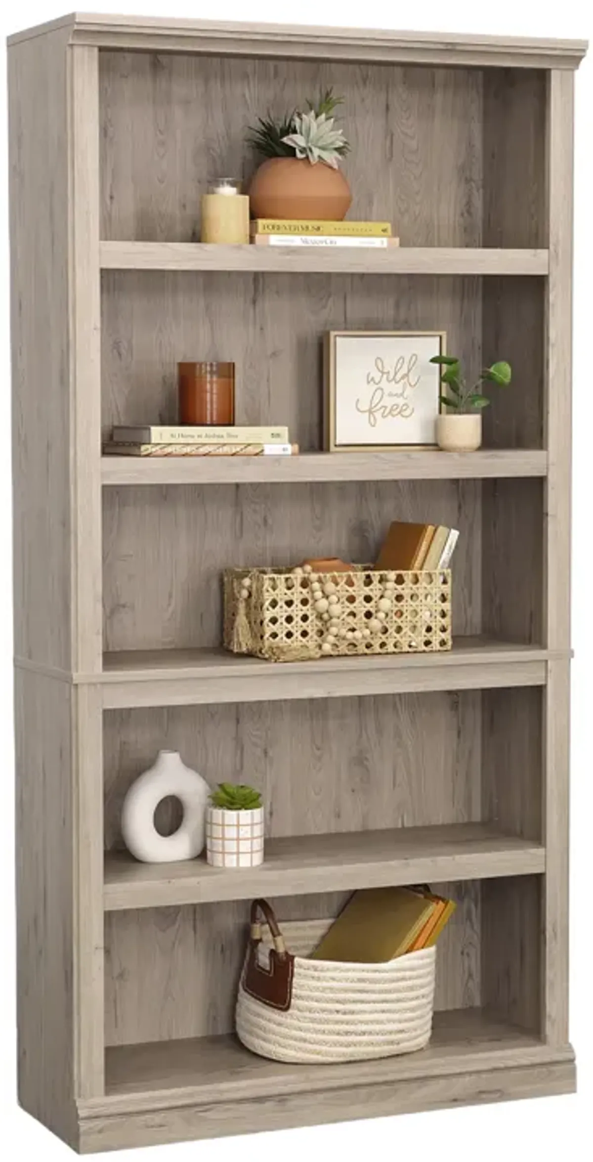 Sauder Select 5-Shelf Display Bookcase