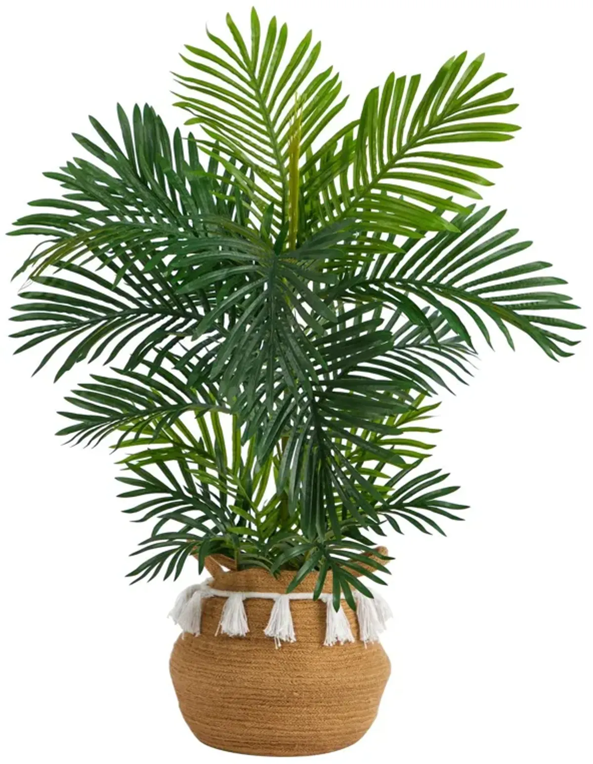 Nearly Natural 40-in Areca Palm Tree in Planter w/Tassels UV(Indoor/Outdoor)