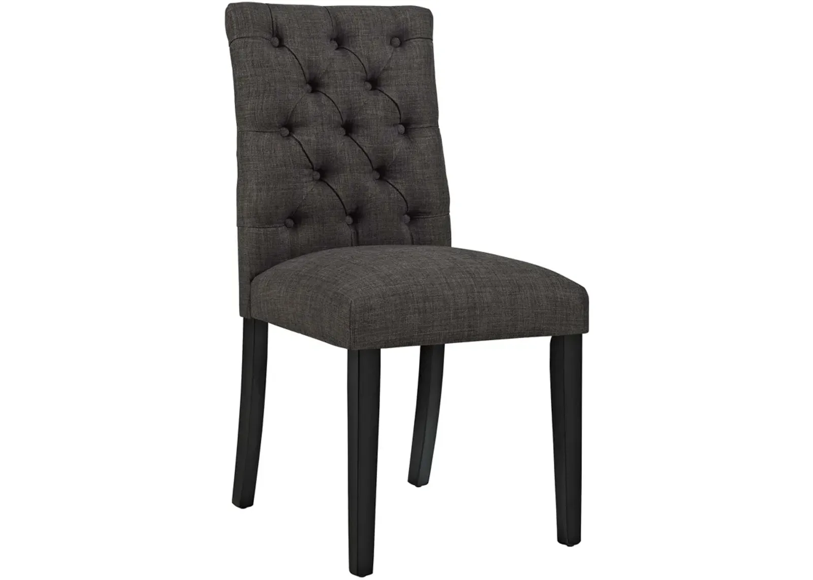 Modway EEI-2231-BRN MO- Duchess Modern Tufted Button Upholstered Fabric Parsons, Dining Chair, Brown