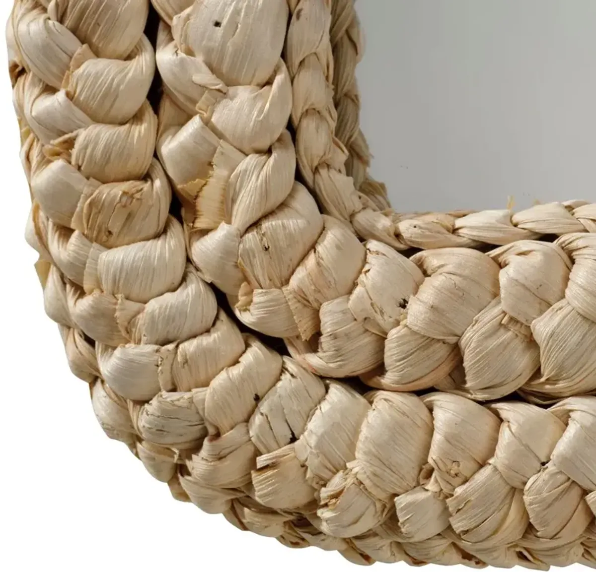 Grain Woven Corngrass Mirror