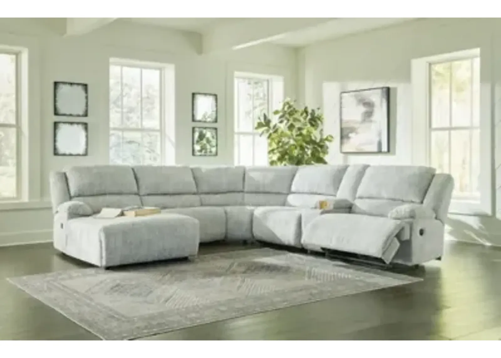 McClelland 6-Piece Reclining Sectional with Chaise