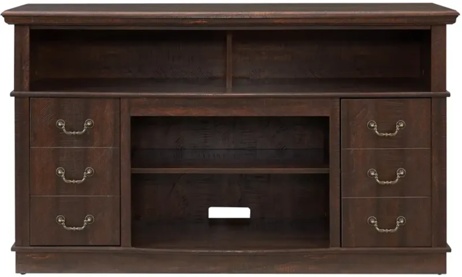 Farmhouse Rustic TV Stand for Up to 65" TV