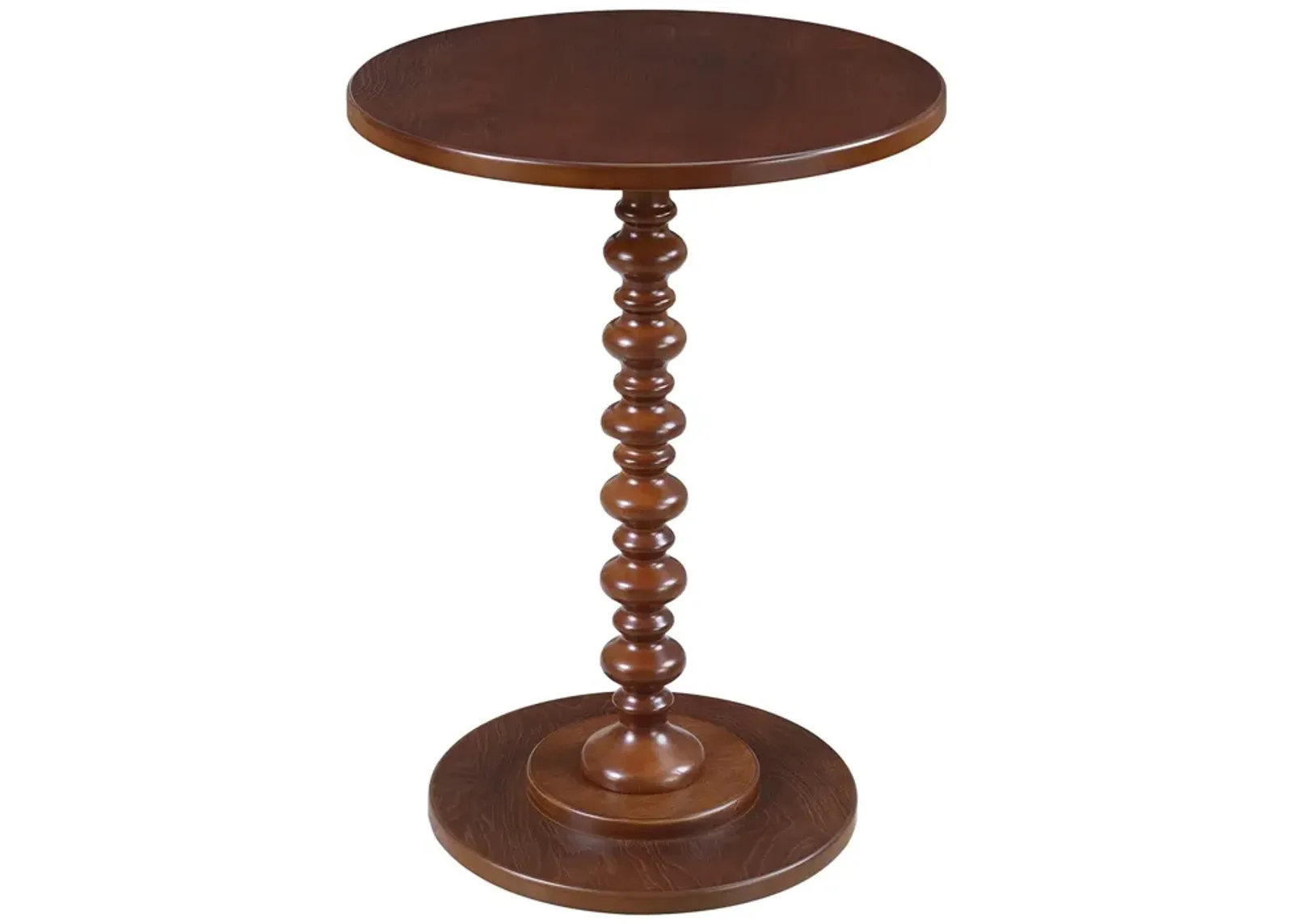 Convenience Concepts Palm Beach Spindle Table, Mahogany