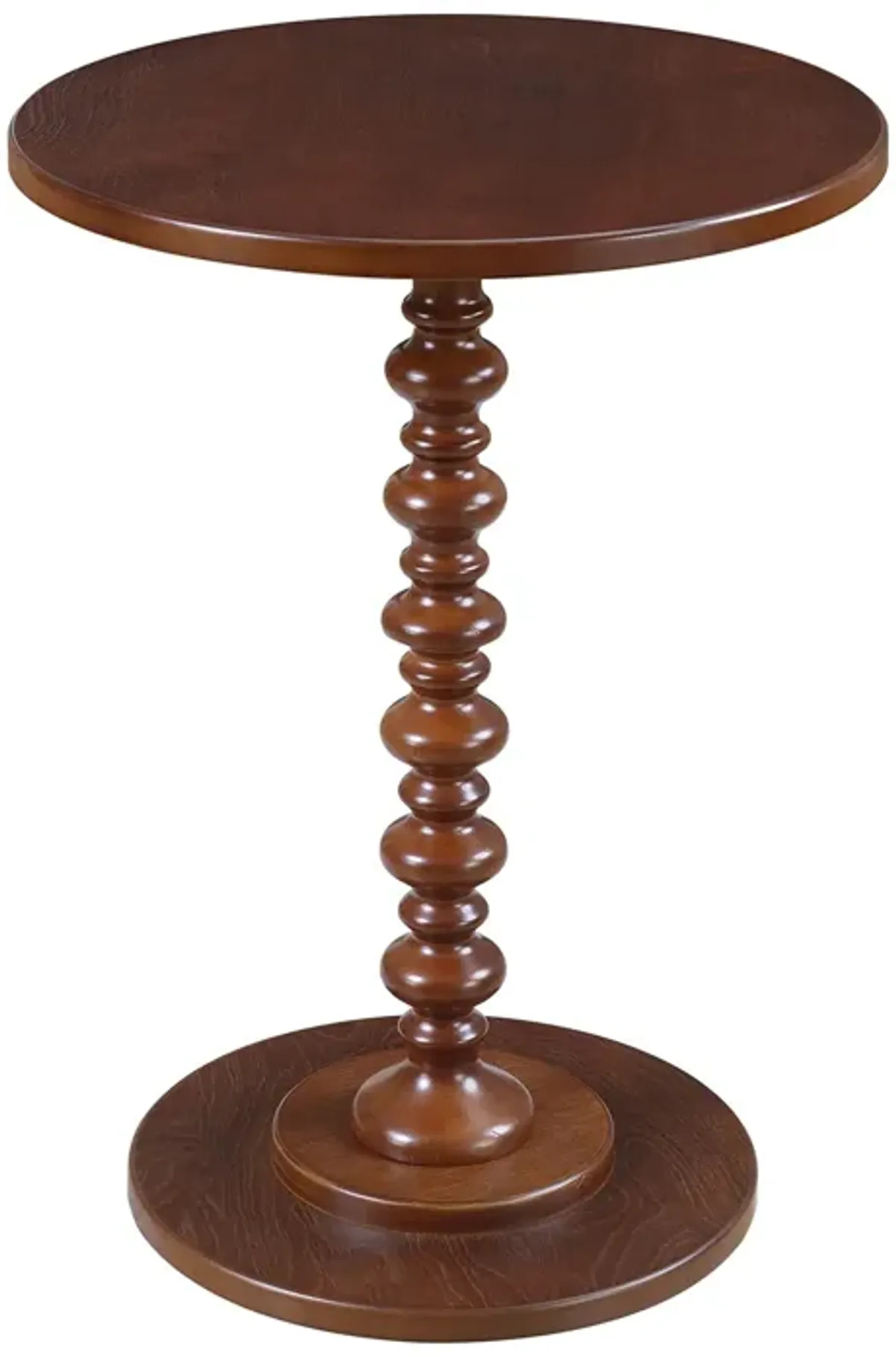 Convenience Concepts Palm Beach Spindle Table, Mahogany