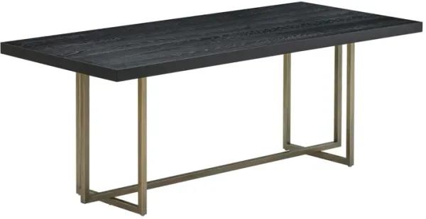 Mason Black 79 Inch Dining Table