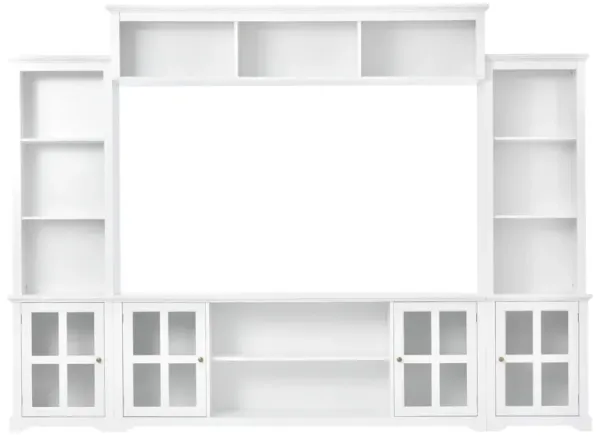 Merax Minimalism Entertainment Wall Unit TV Stand