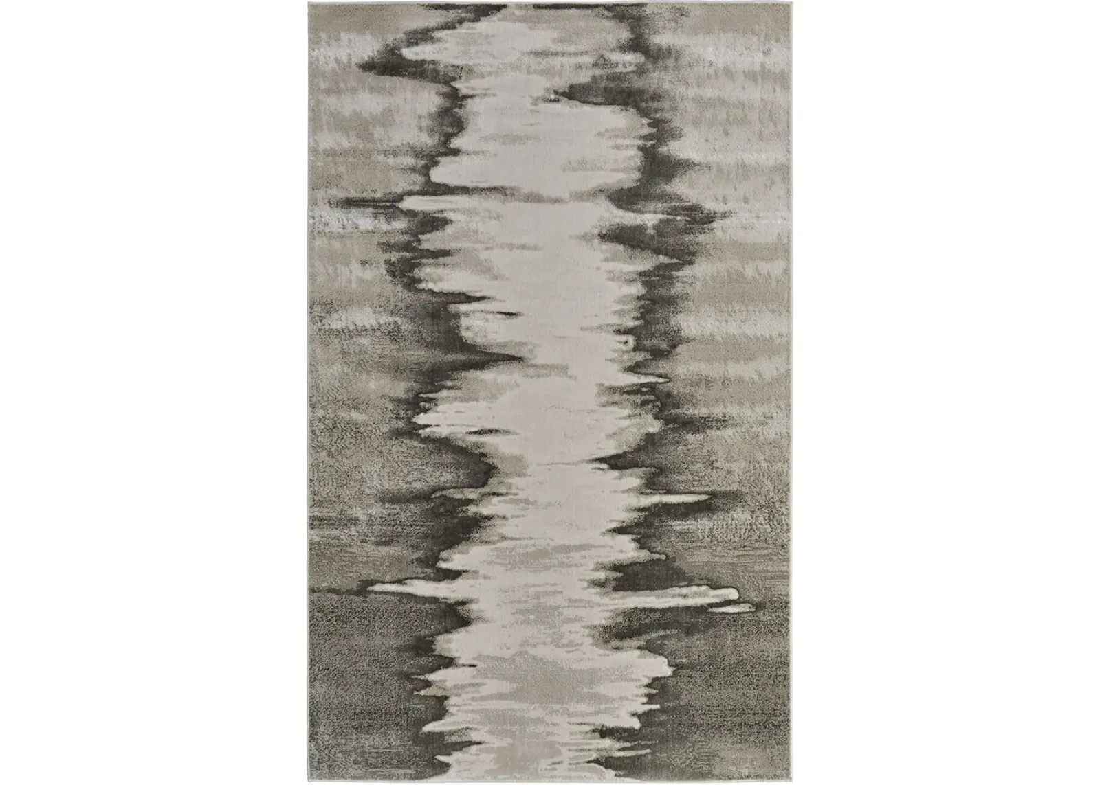 Micah 39LQF 5' x 8' Gray/Taupe/Ivory Rug