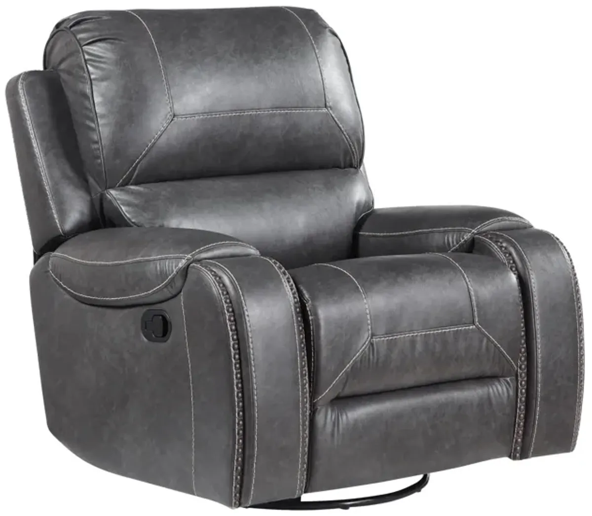 Keily Gray Swivel Glider