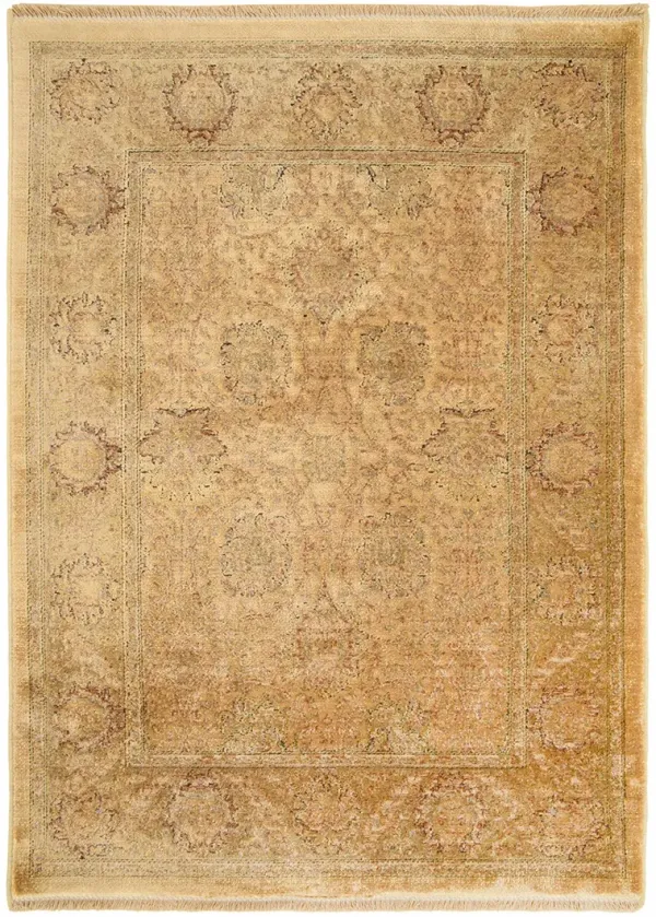 Luxurious LRS02 Gold 9'10" x 12'6" Rug