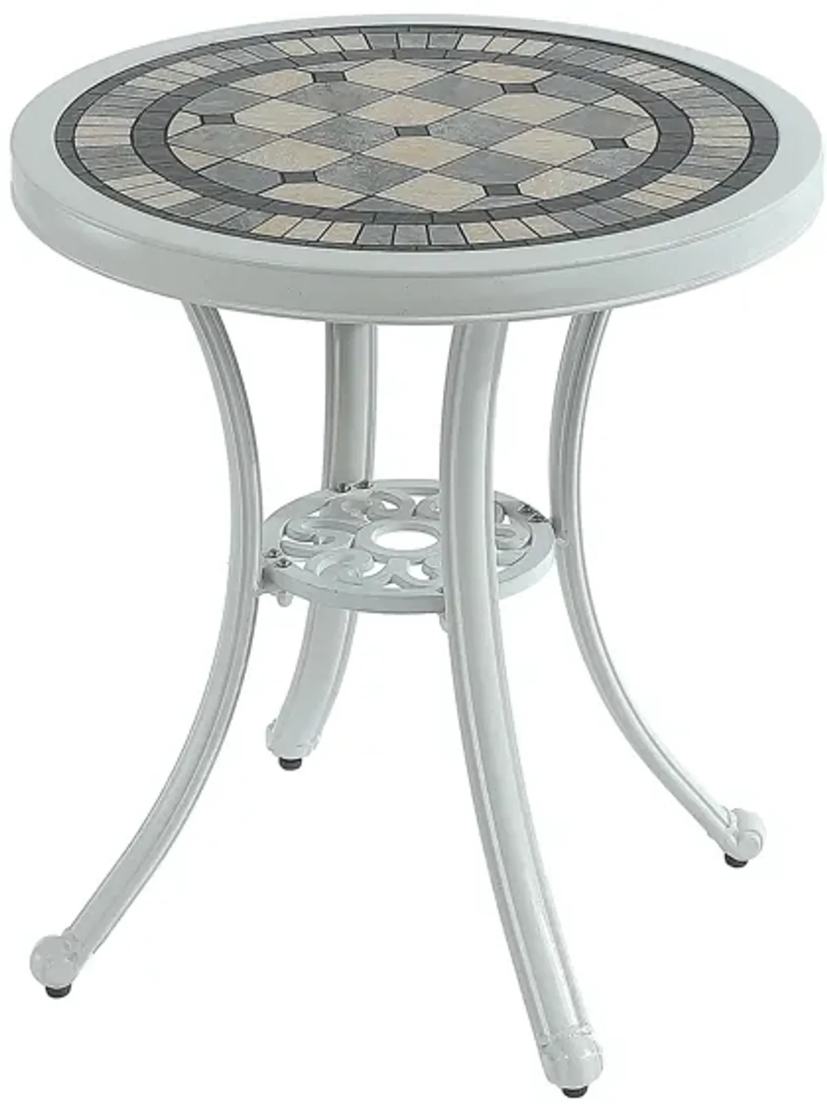 MONDAWE Patio Cast Aluminum Bistro 3-Piece Dining Set, Round Table and 2 Piece Outdoor Chair� Indoor & Outdoor Chic Furniture