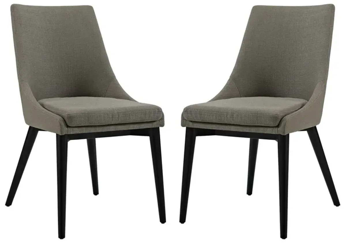 Viscount Dining Side Chair Fabric Set of 2