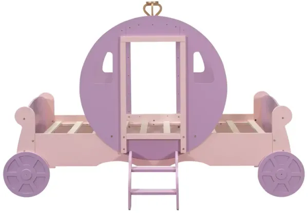 Merax Platform Car Bed with Stair