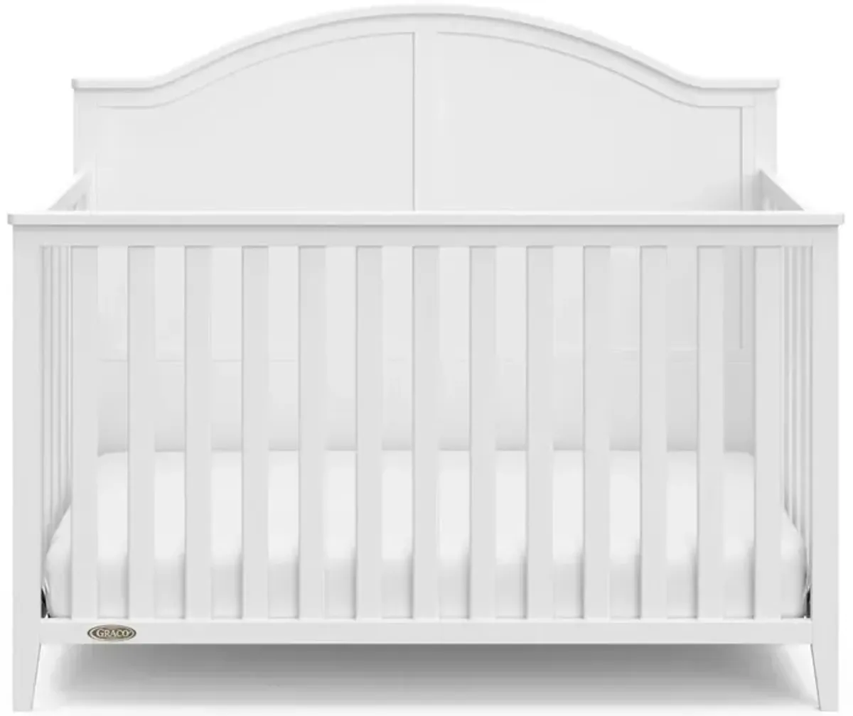 Graco Wilfred 5-in-1 Convertible Crib (White) – GREENGUARD Gold Certified