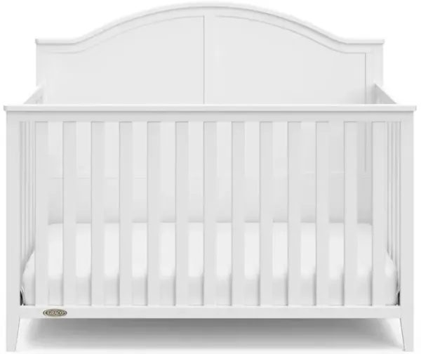 Graco Wilfred 5-in-1 Convertible Crib (White) – GREENGUARD Gold Certified