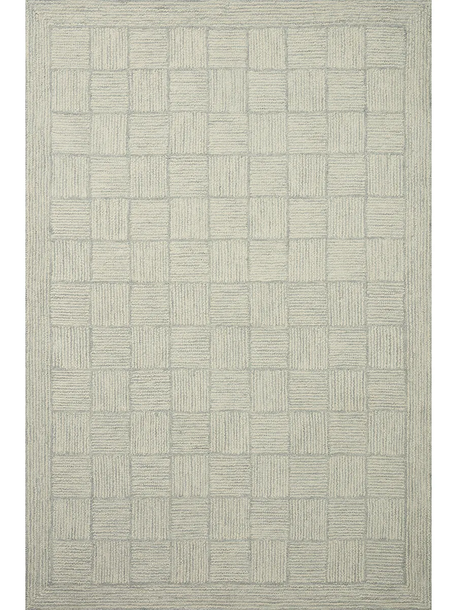 Francis FRA03 Silver/Sky 8'6" x 12' Rug