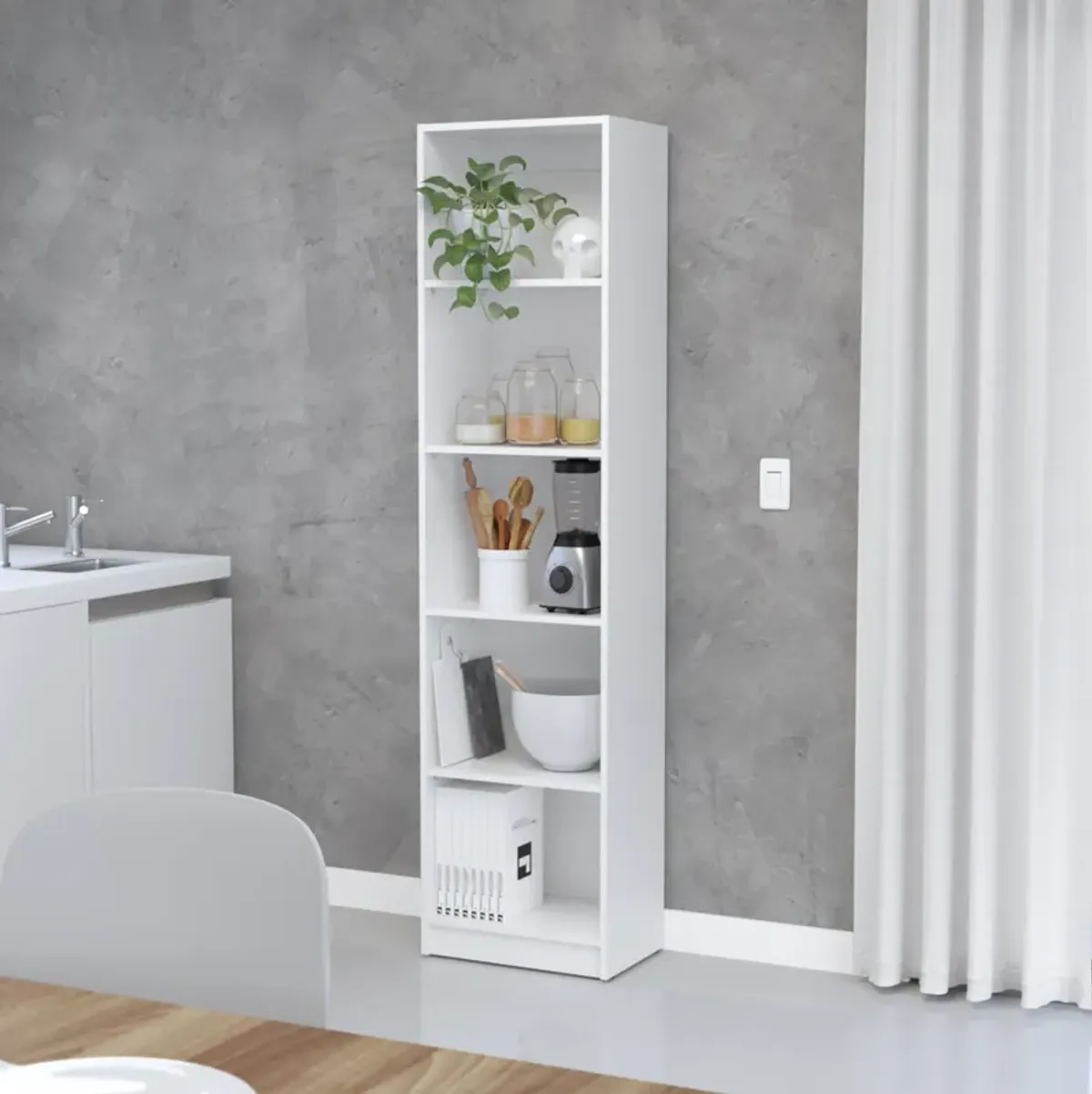 Bookcase XS Benzoni, Office, White