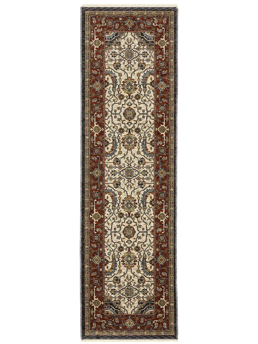 Aberdeen 2'3" x 7'6" Ivory Rug