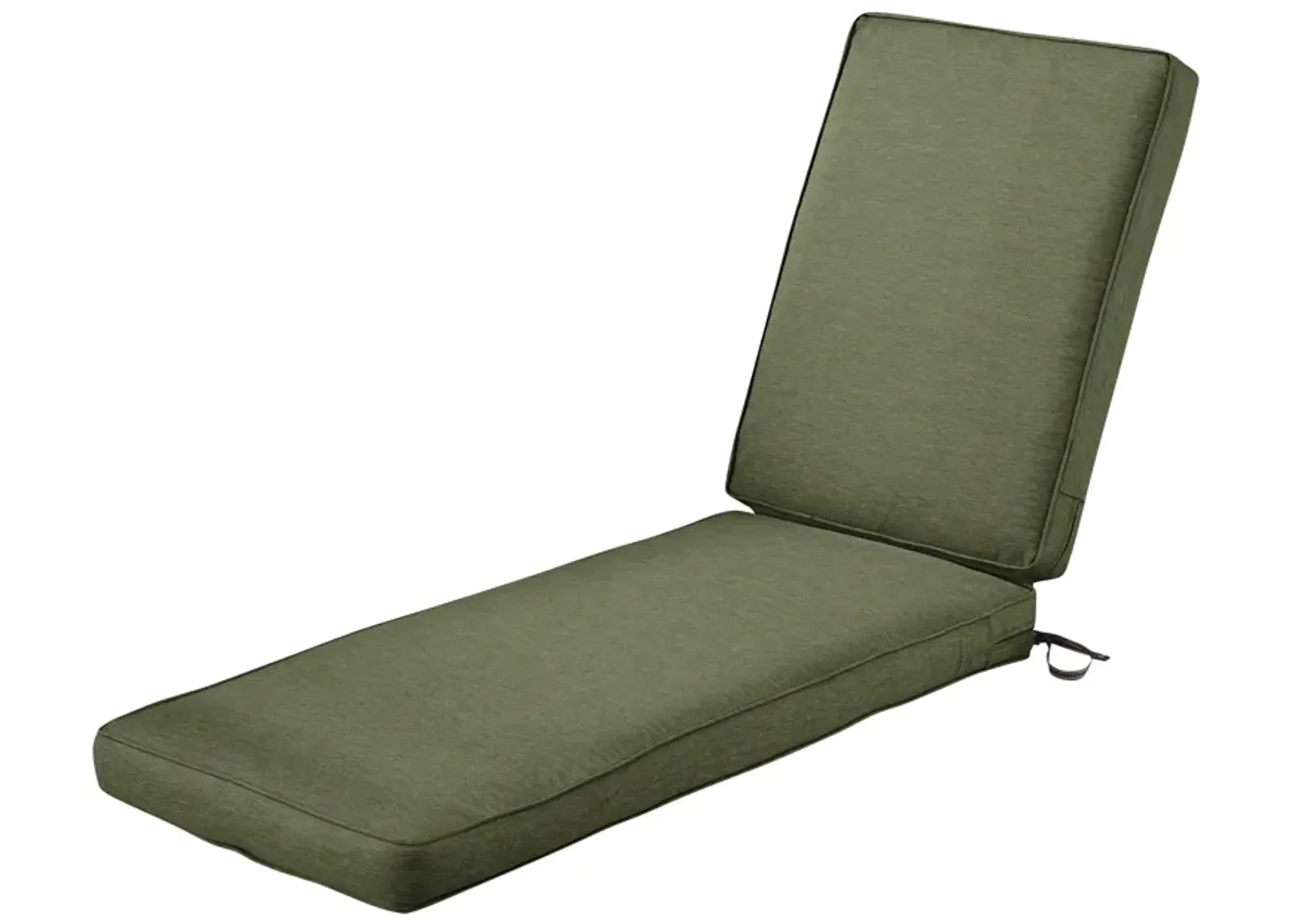 Classic Accessories Montlake FadeSafe Water-Resistant 80 x 26 x 3 Inch Outdoor Chaise Lounge Cushion, Patio Furniture Cushion, Heather Fern Green, Chaise Lounge Cushions Outdoor, Lounge Chair Cushion