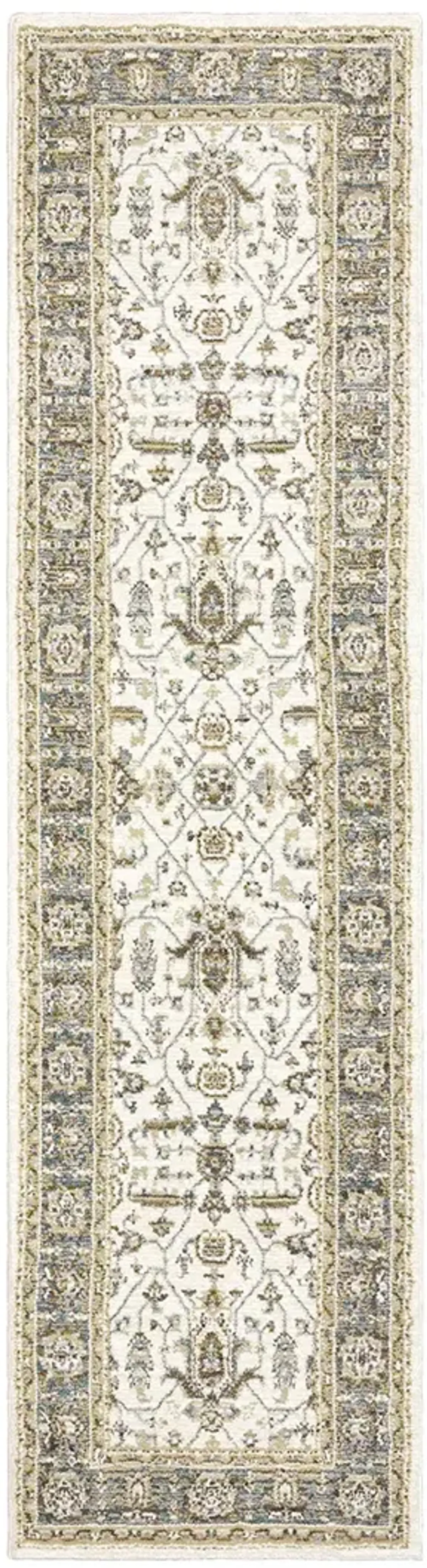 Andorra 2'3" x 8' Ivory Rug